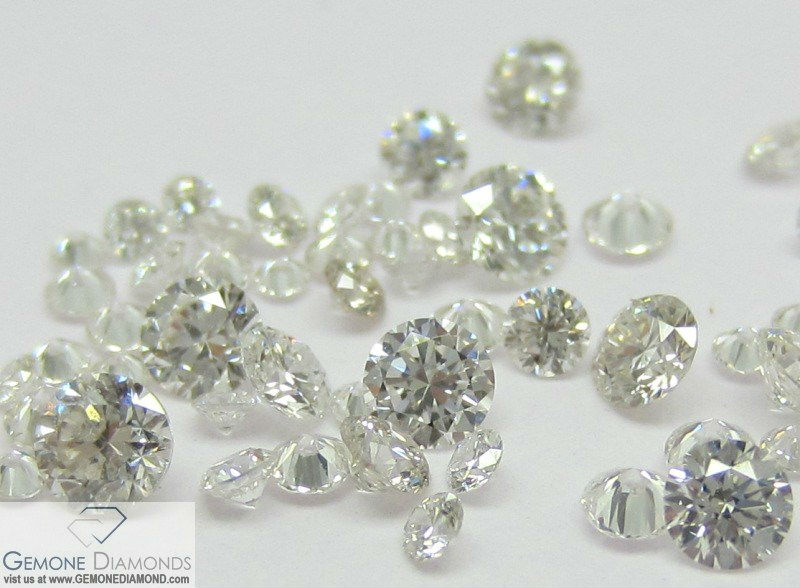 Brilliant Round Cut 0.005 Ct To 0.25 Ct Natural Loose White Diamond At