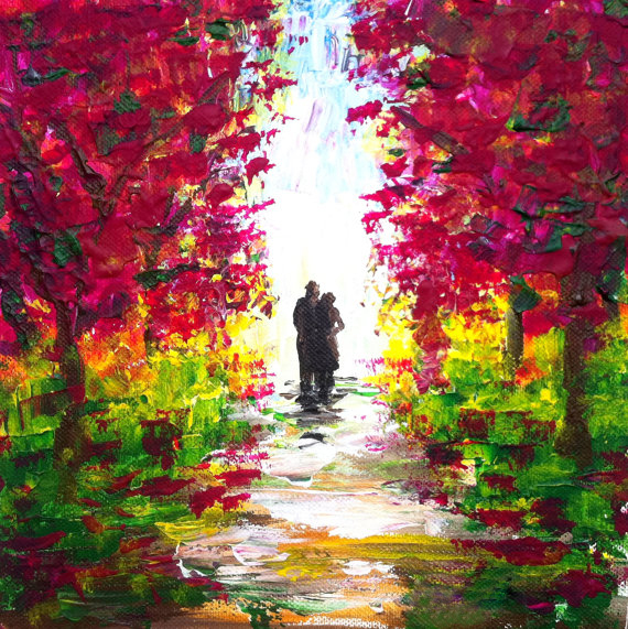Aliexpress.com: Comprar Amor en día de primavera lienzo abstracto ... Aliexpress.com: Comprar Amor en día de primavera lienzo abstracto ...