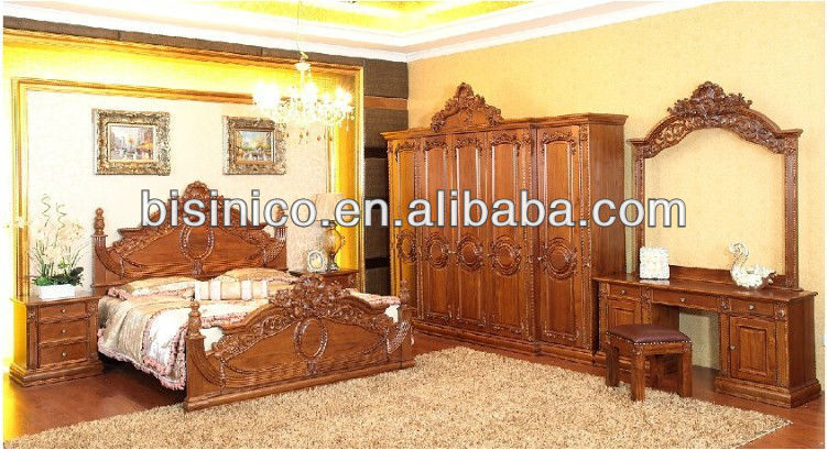 Muebles de dormitorio de madera maciza de estilo americano, estilo ...