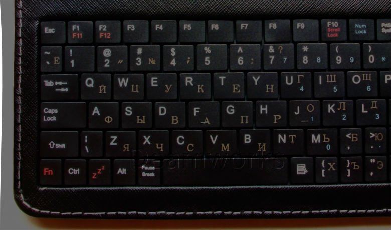 Freeshipping Russian keyboard&artifical leather cover case with bracket+touch pen+usb port for 7 inch tablet pc/MID