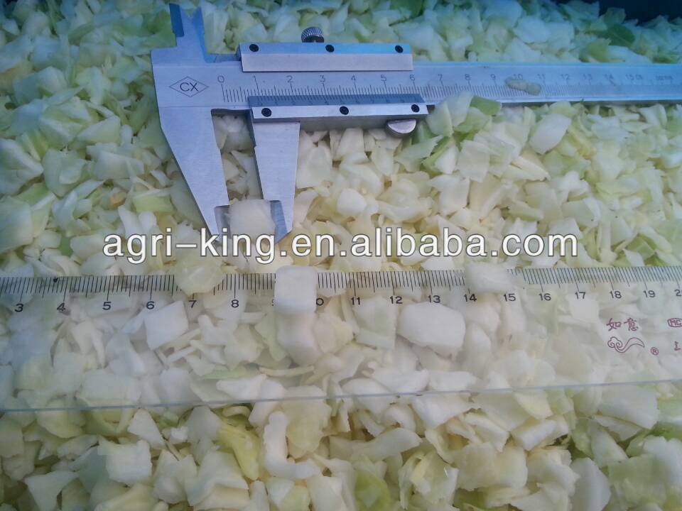 Grade A IQF Frozen Cabbage Dice