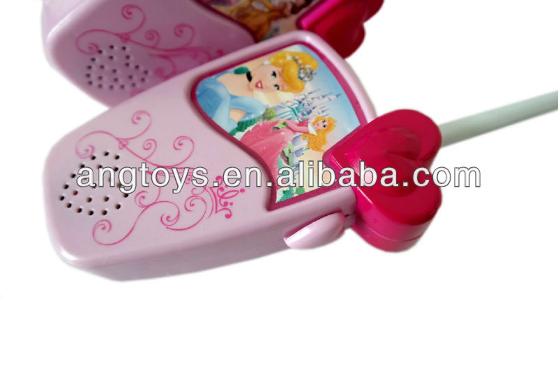 女の子ピンクの色22センチメートル子供プラスチックのおもちゃの子供のためのインターホンのトランシーバー問屋・仕入れ・卸・卸売り