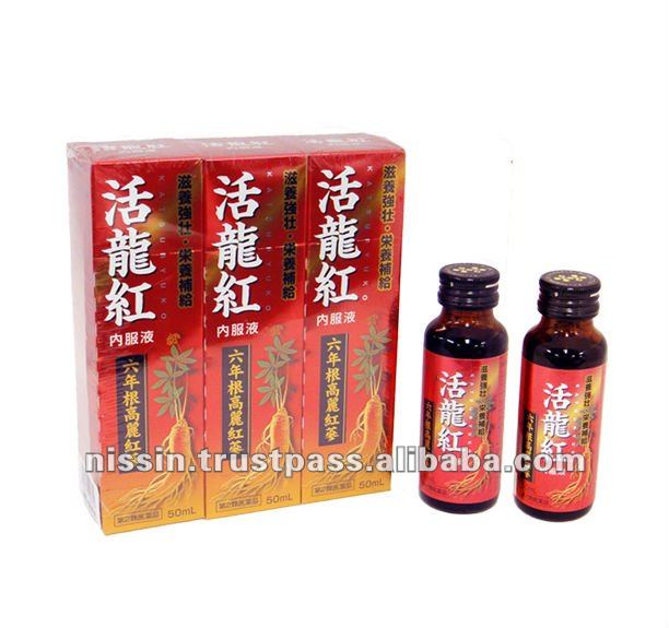 Health tonic power energy drink using Red Ginseng