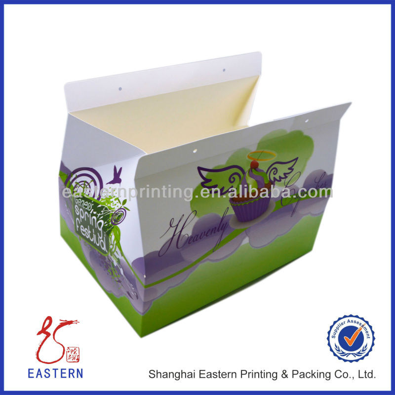 Lovely custom handle cupcake box