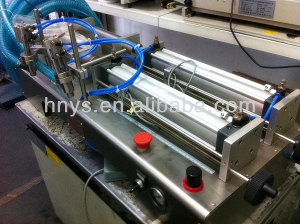 Pneumatic piston pump coconut water filling machine