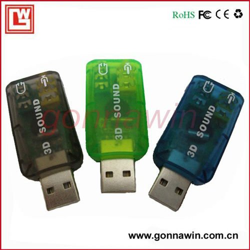 Usb2.0のサウンドカードクリエイティブなサウンドカード問屋・仕入れ・卸・卸売り