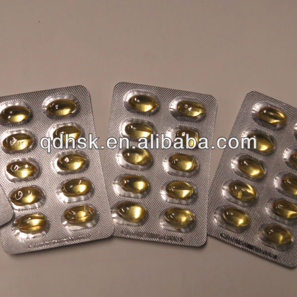 GMP high quality nutrition natural vitamin e softgel capsules