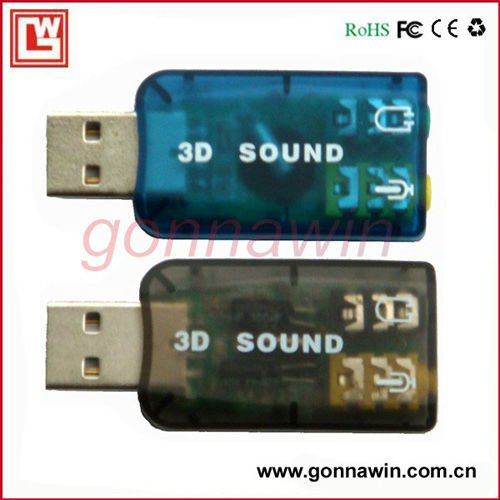 Usb2.0のサウンドカードクリエイティブなサウンドカード問屋・仕入れ・卸・卸売り