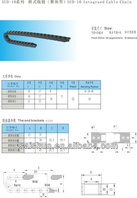 ホット販売cncmachinngケーブルキャリア問屋・仕入れ・卸・卸売り
