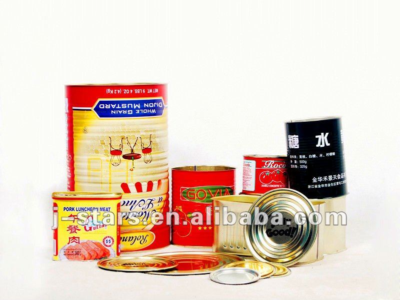 Metal Tin can packaging for straw mushroom