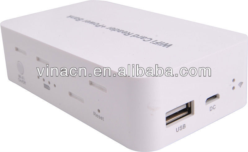 新しい製品ワイヤレス2013付カードリーダパワーバンク/iphone用5カードリーダー問屋・仕入れ・卸・卸売り