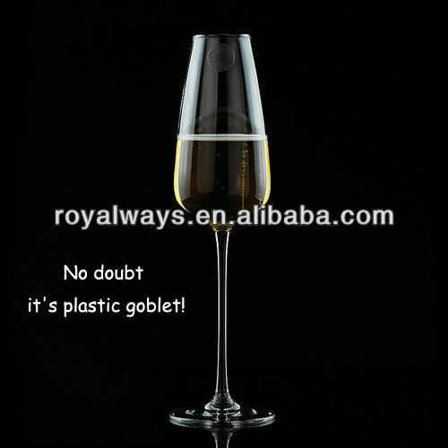 High quality Nice shape customized plastic Red Wine Glass BPA free