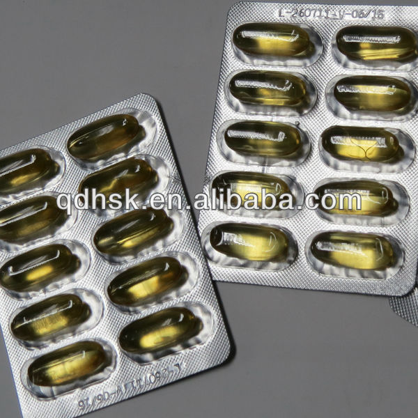 GMP high quality nutrition natural vitamin e softgel capsules