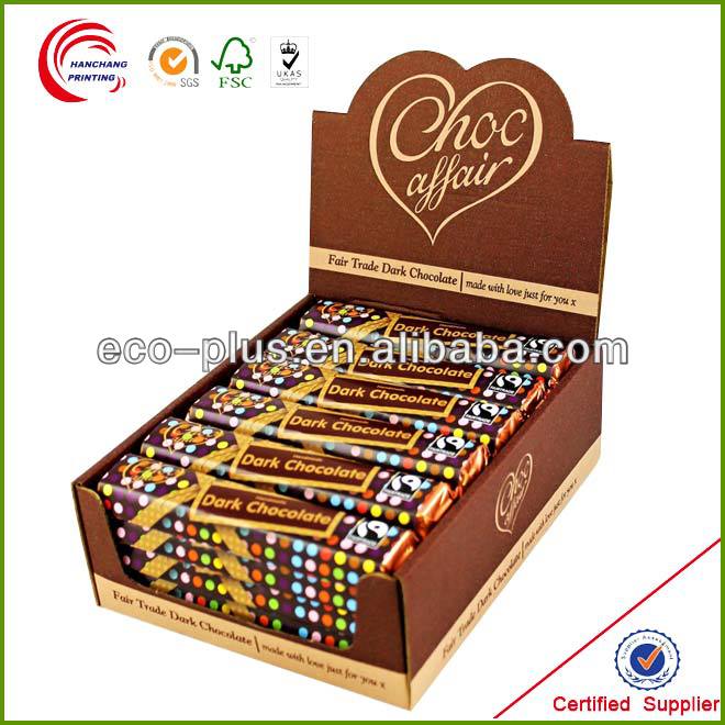 New Design With Good Quality Cardboard box for chocolate bar in Shanghai