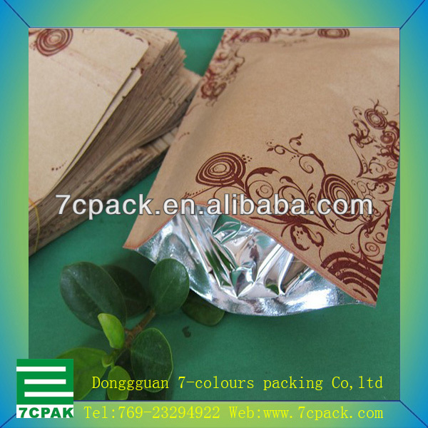 3-side seal empty tea bag&custom tea bags&tea packaging bag