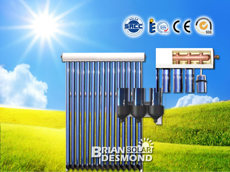 最高の効率加圧された真空管ヒートパイプ太陽熱コレクタ問屋・仕入れ・卸・卸売り