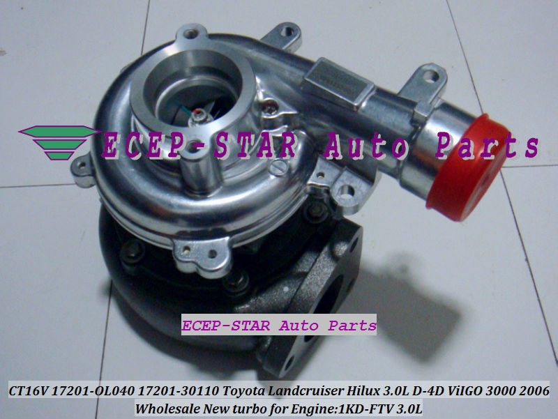 CT16V 17201-OL040 17201-0L040 Toyota Hilux 3.0LD ViIGO 3000 1KD-FTV turbo turbocharger (1)