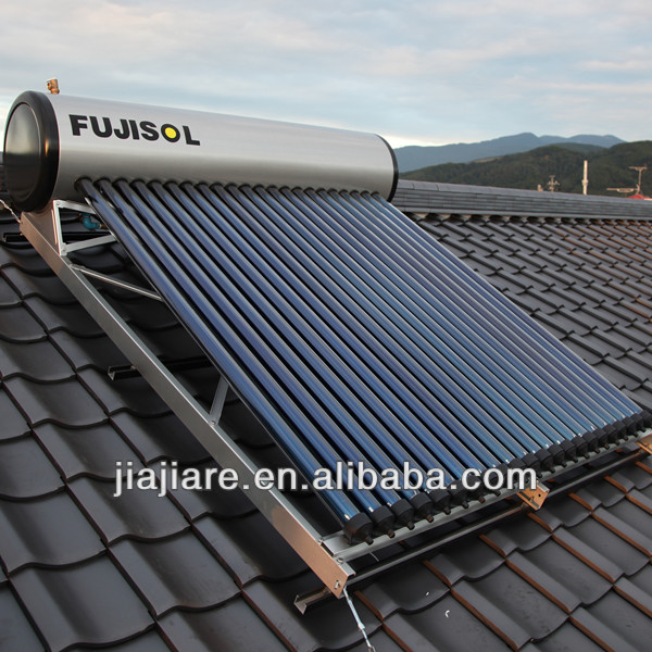 Ce、 承認された高品質en12976コンパクトな加圧太陽熱温水器( ヒートパイプ付き)問屋・仕入れ・卸・卸売り