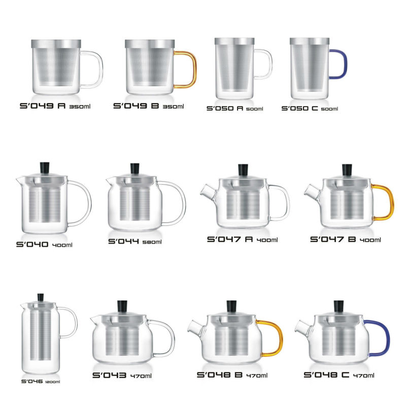 卸売猶予samadoyoホウケイ酸ガラス茶ポットティーティーポット注入器仕入れ・メーカー・工場