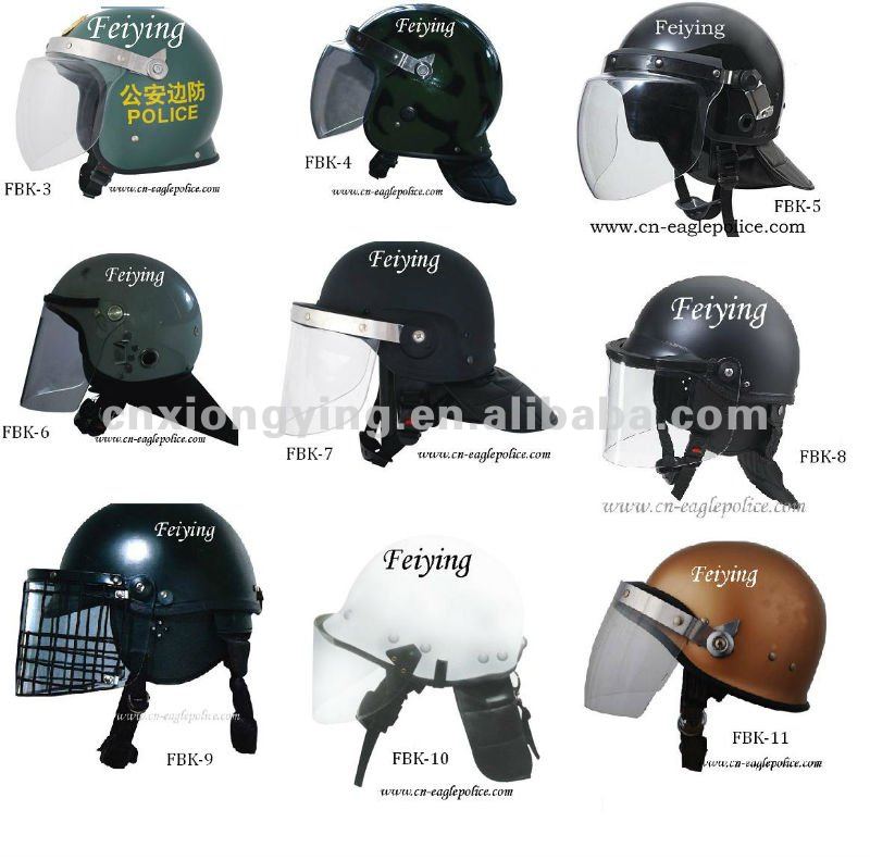 ラウンドシェル防水抗- 暴動のヘルメットシールドfbk-1aフェンシングを使っ問屋・仕入れ・卸・卸売り