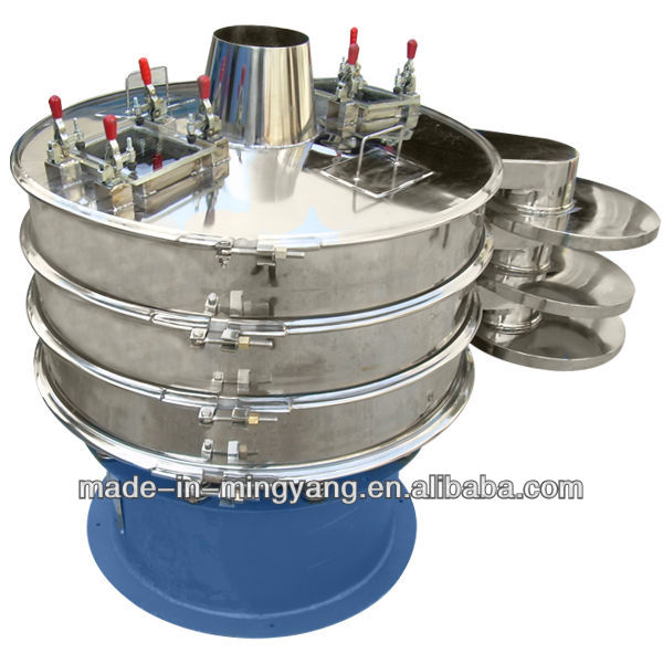 self-cleaning circular sieving machine for desiccated coconut made in MingYang