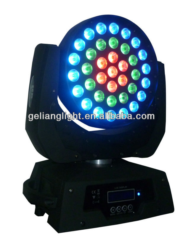 [NEW]37*9W 3IN1 RGB LED wash moving head light/ Circle effect 37*9w led moving head light/ stage light