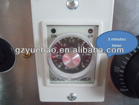 Electric steamed two layer commercial automatic hamburger machine