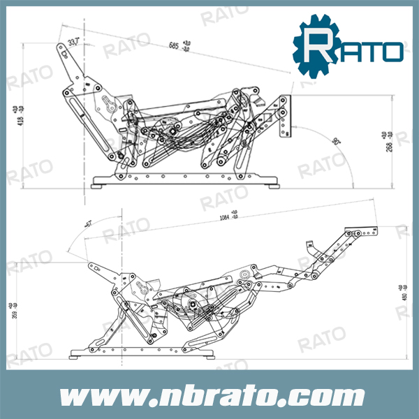 Fj-020手動リクライニングチェアの機構仕入れ・メーカー・工場