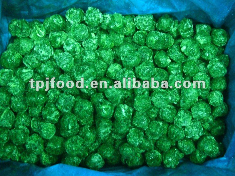 frozen spinach globe in high quality (iqf spinach globe)