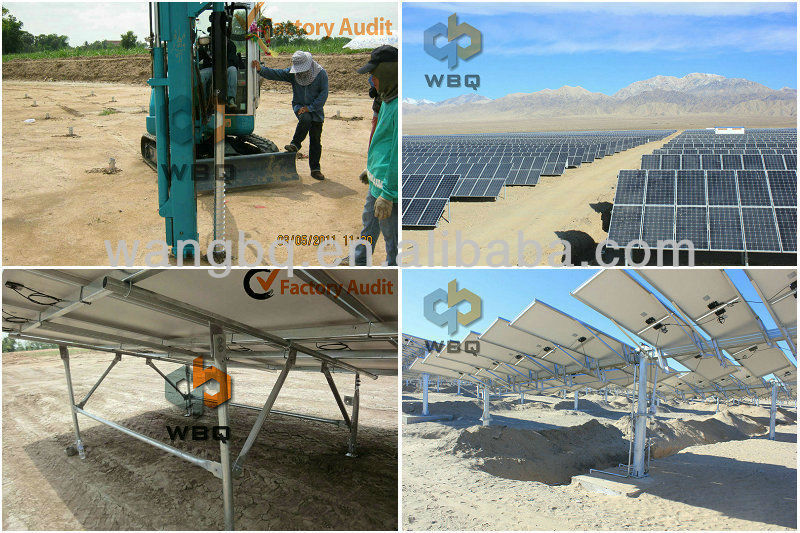 亜鉛メッキ接地ポストアンカー太陽のための農場や建設問屋・仕入れ・卸・卸売り
