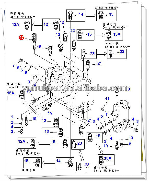k3v180dt油圧ポンプ部品、 カワサキ用k3v180dt油圧ポンプ増分ショベル仕入れ・メーカー・工場