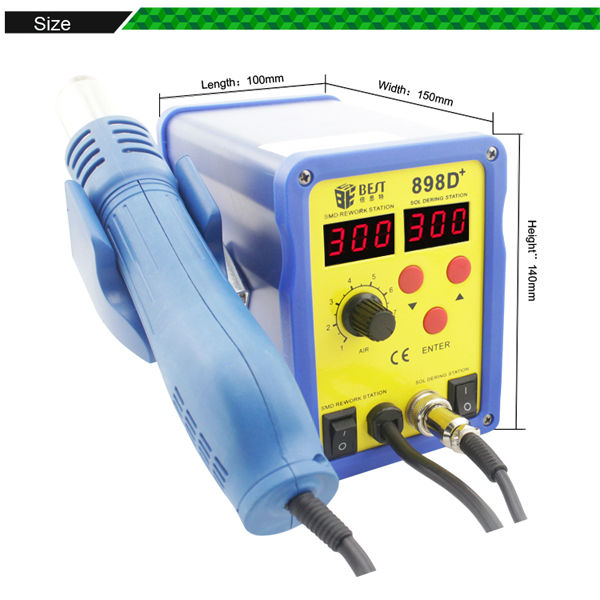 -最善898d+2イン1熱風はんだ付けステーションのための携帯電話の修理問屋・仕入れ・卸・卸売り