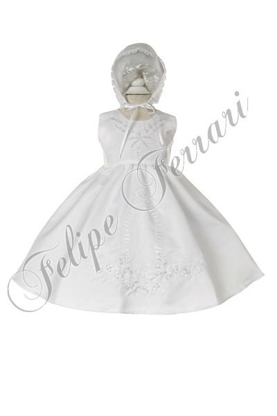 9076 White Baby Girl Infant Toddler Formal wear Christening Baptism Ceremony Dress Gown 0 1 2 3 4問屋・仕入れ・卸・卸売り