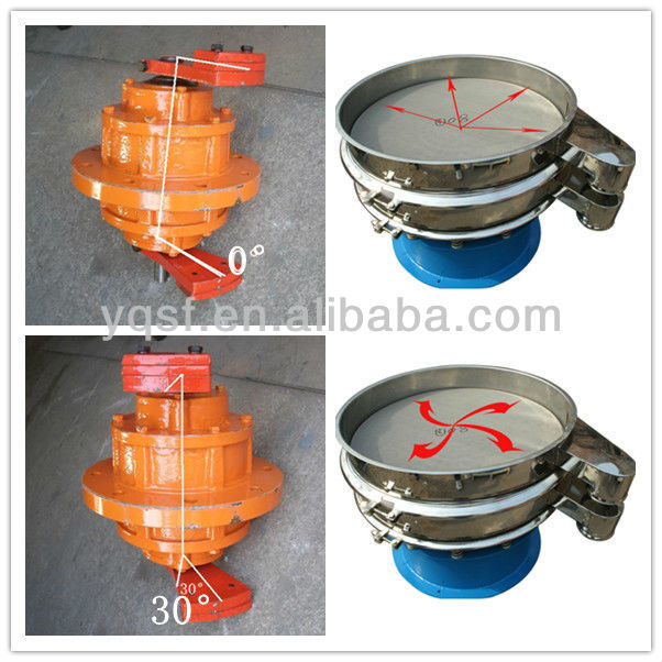 3 phase circular vibrator screen sieve for black pepper