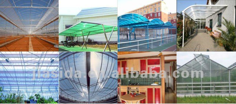 Material lexan policarbonato hoja hueco para techos/de efecto ...