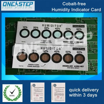 cocl2フリーの湿度インジケータカード仕入れ・メーカー・工場