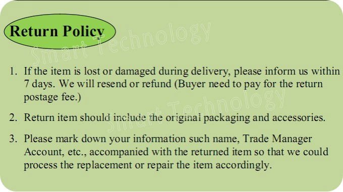 3. Return Policy