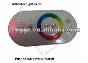 RF wireless led touch rgb controller