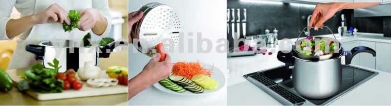 fisslerコーティングステンレス鋼の圧力鍋、 ガス炊飯器問屋・仕入れ・卸・卸売り