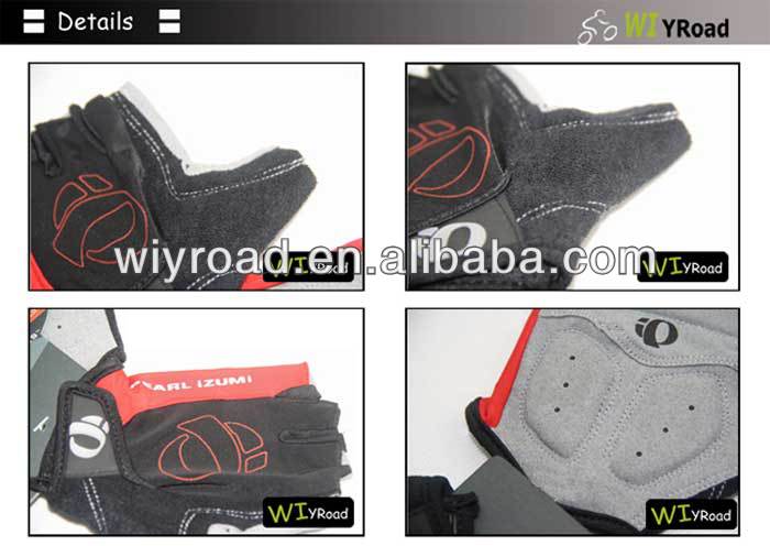 サンプル順序を受け入れる2014年新しいプロチームサイクリング手袋/サイクリング手袋ハーフフィンガー/屋外自転車の手袋問屋・仕入れ・卸・卸売り