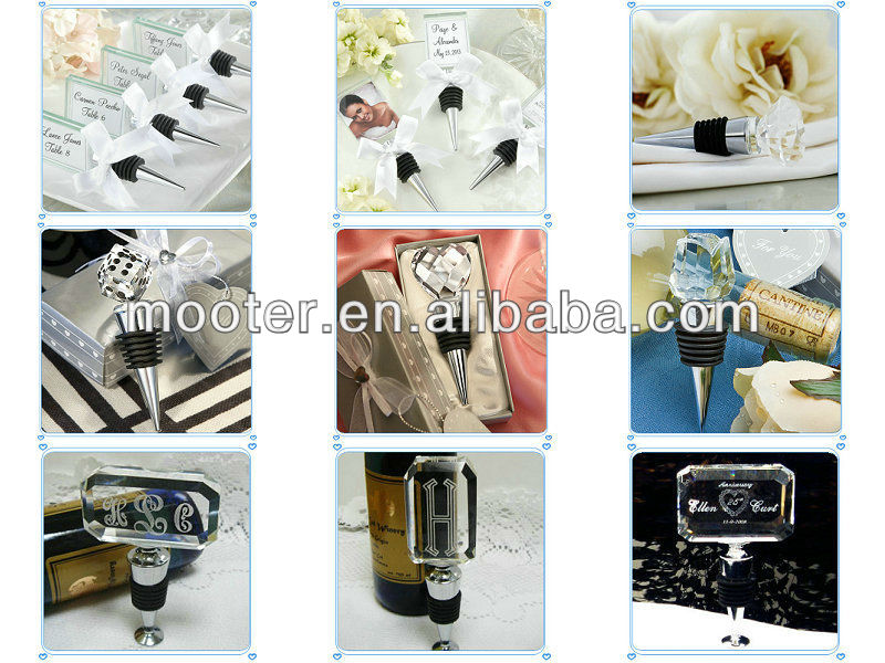 Name Printed Custom Champagne Stopper For Wine Accessories