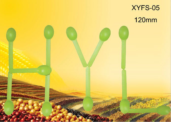 Ecofriendlyカラフルな生分解性コーンスターチ使い捨てアイスクリームのスプーン: xyfs- 05仕入れ・メーカー・工場