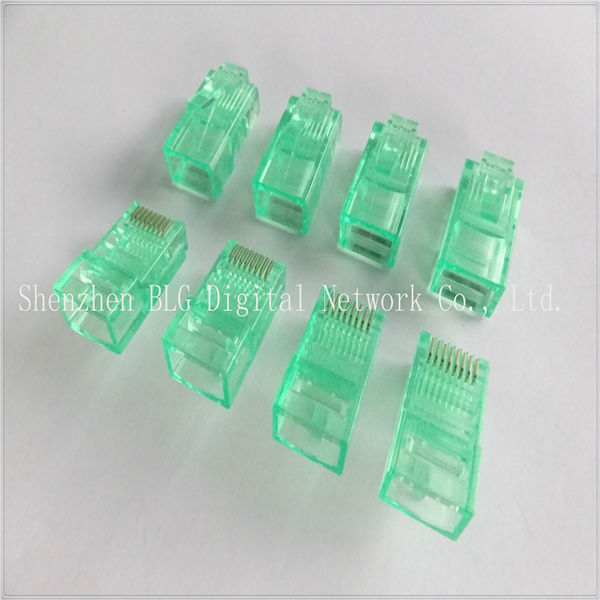 高品質圧着しやすくcat5ecat6cat7rj45コネクタ仕入れ・メーカー・工場