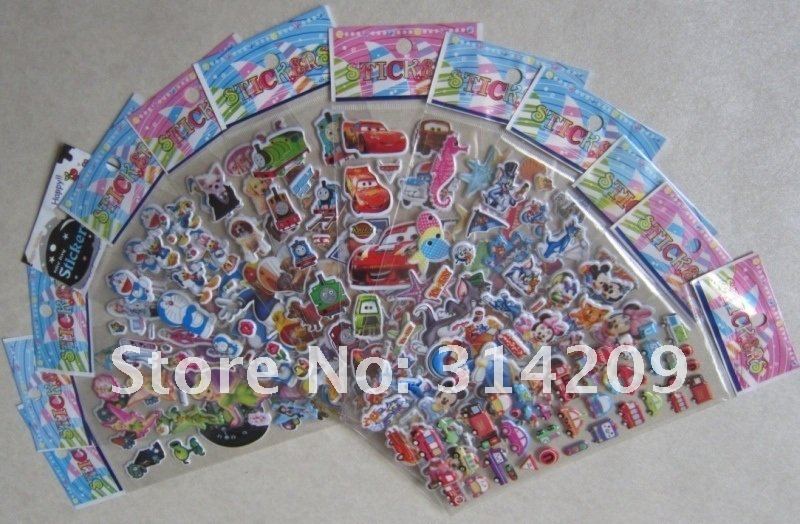 New Arriving! Wholeshale Lot of 100 Sheets Set-C-Mixed Kids Cute Stickers/ Children Puffy Decoration Stickers/Kids DIY Toy New Arriving! Wholeshale Lot of 100 Sheets Set-C-Mixed Kids Cute Stickers/ Children Puffy Decoration Stickers/Kids DIY Toy