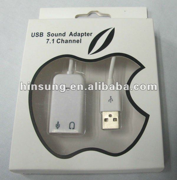 USB 2.0事実上の7.1は可聴周波サウンドカードのアダプターを運ぶ問屋・仕入れ・卸・卸売り