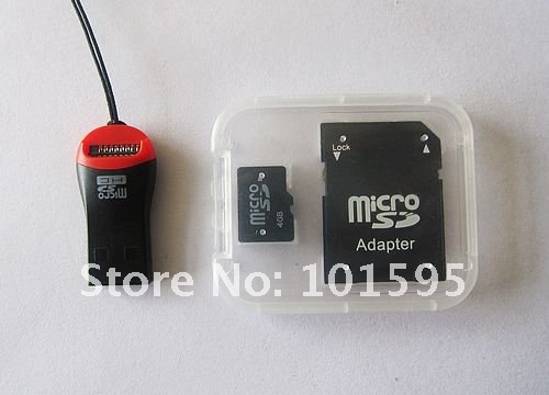 ( New Products ! ) Retail micro sd 16gb memory card with reader and free TF card adapter free shipping