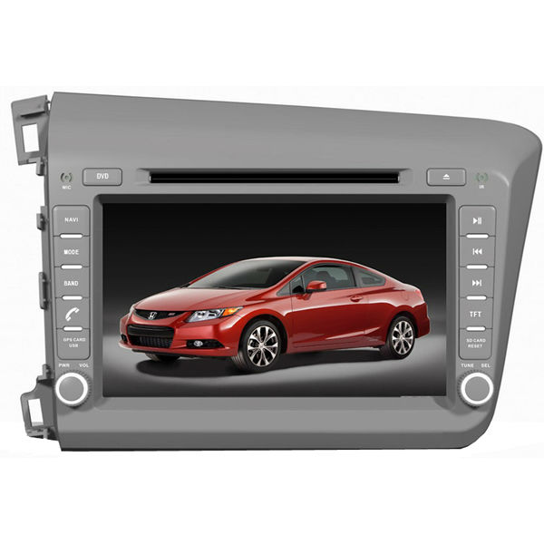 8インチhdのタッチスクリーン車のdvdホンダシビック用と2012gps、 ピップ、 ipodの、 rds、 dvb-t、 ブルートゥース機能問屋・仕入れ・卸・卸売り