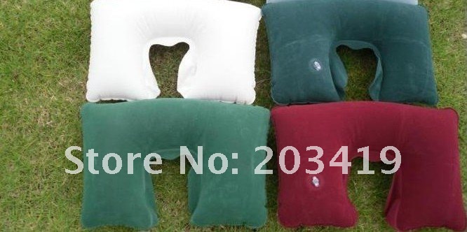 Wholesale 10pcs/lot Travelocity Travel Pillow U shape Pillow Travel Neck Rest Pillow Air Inflatable Travel Pillow Plane pillow