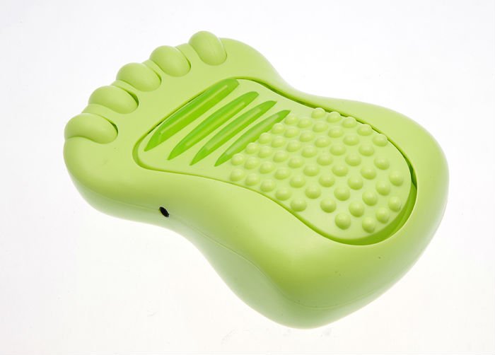 2012Newest design vibrating portable mini foot massage ,foot relaxation device,smart electronic vibrating foot massager