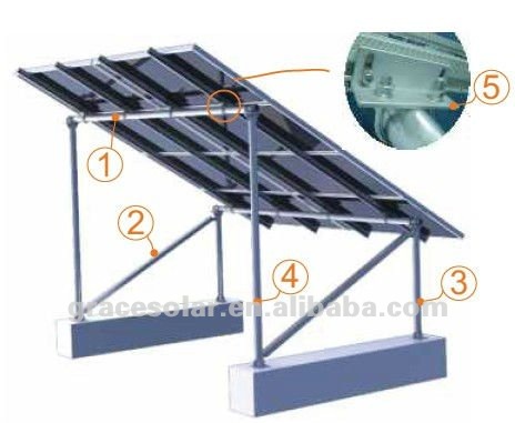 Solar Mounting System For Pv Power Plant - Buy Solar Mounting System 